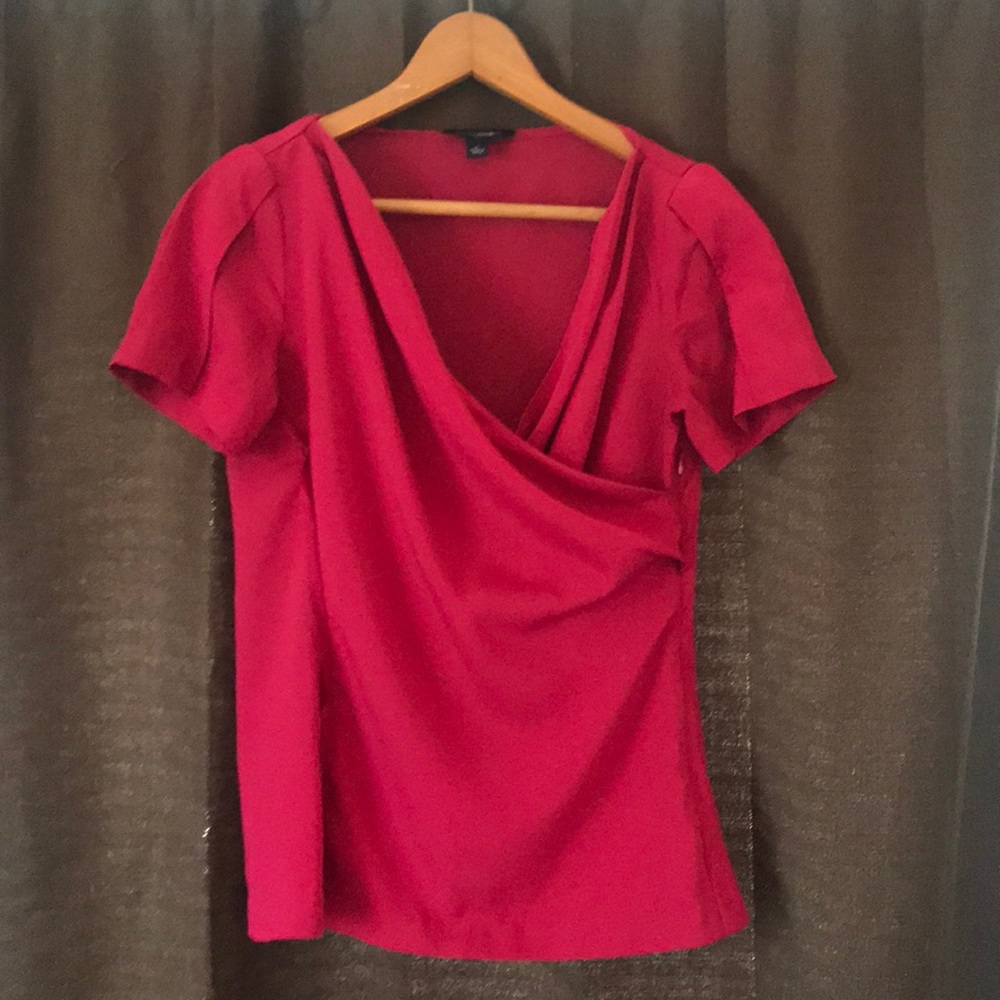 Banana Republic faux wrap shirt size 2